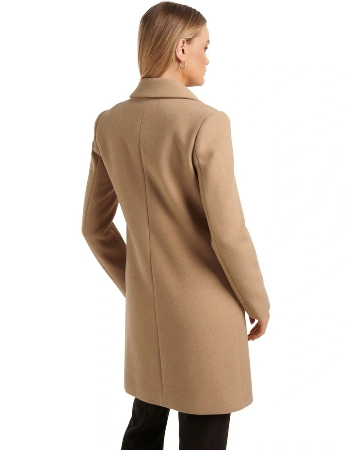 Becca Single Breasted Coatigan in Brown
