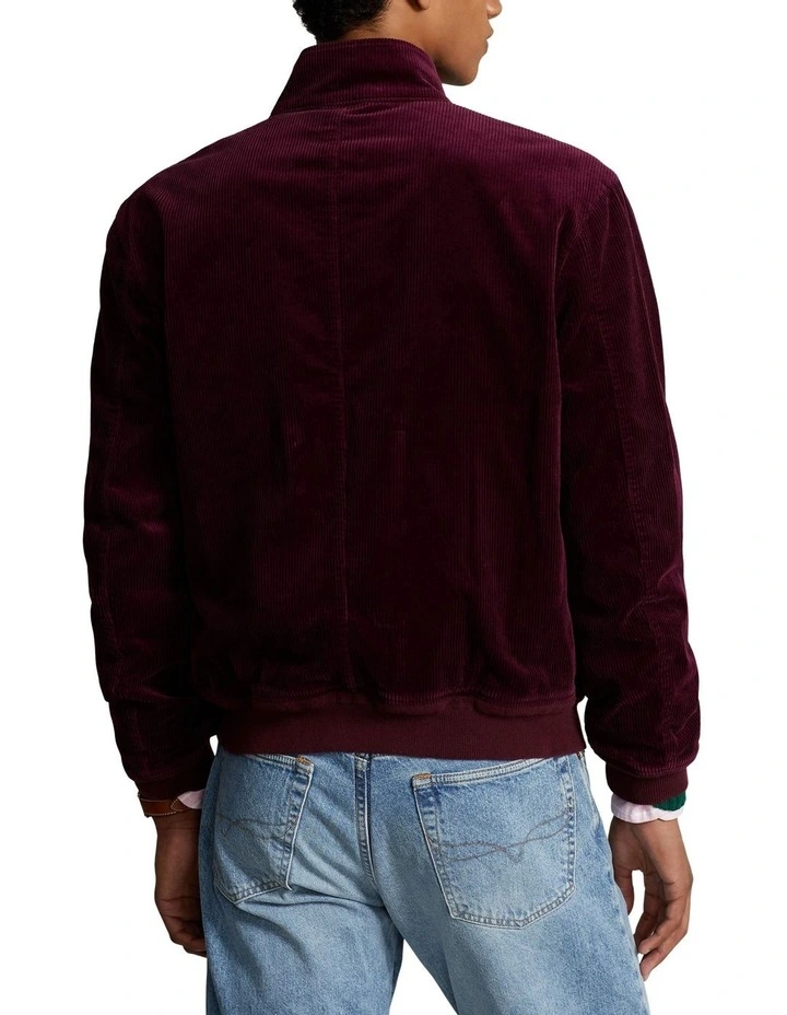 Corduroy Jacket in Red