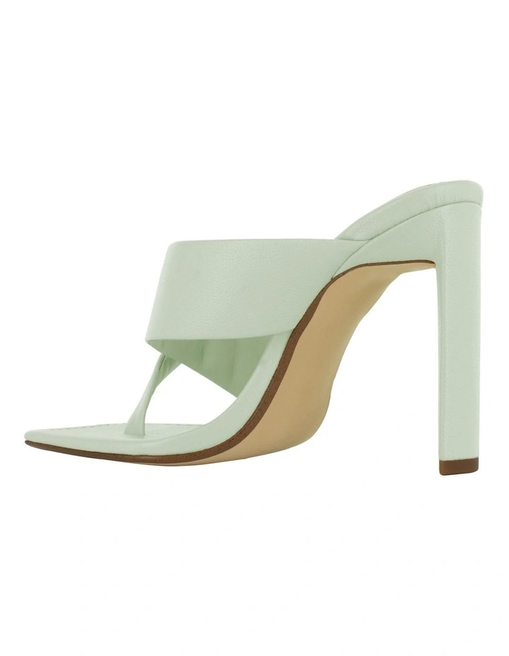 Sofie II Heeled Mules in Green