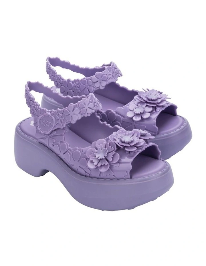 Melissa Blossom Sandals in Lilac