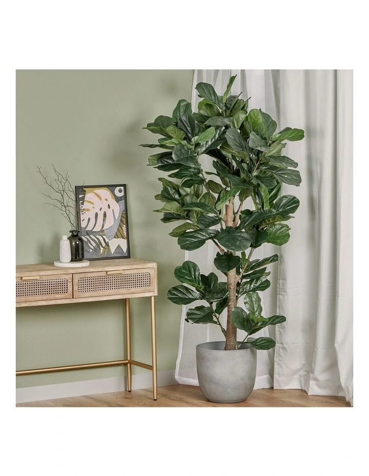 190Cm Tall Potted Fiddle Leaf Home Decor Fake Plant