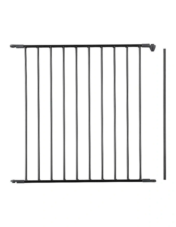 Safety Gate Extension Fence in Black