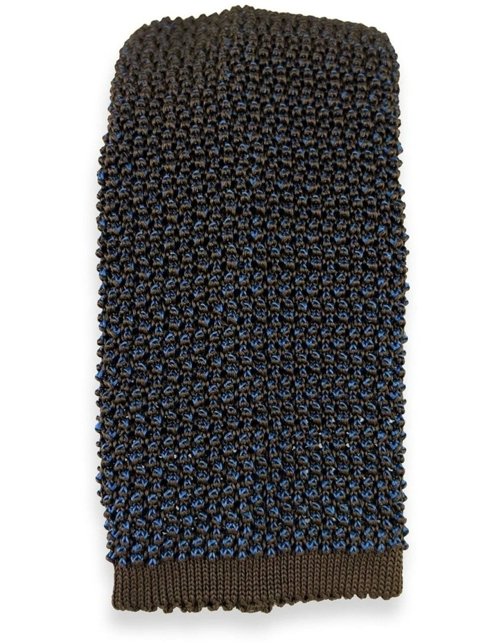 Ortona Weave Tie in Brown