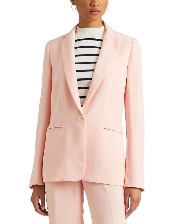 Georgette Blazer in Pink