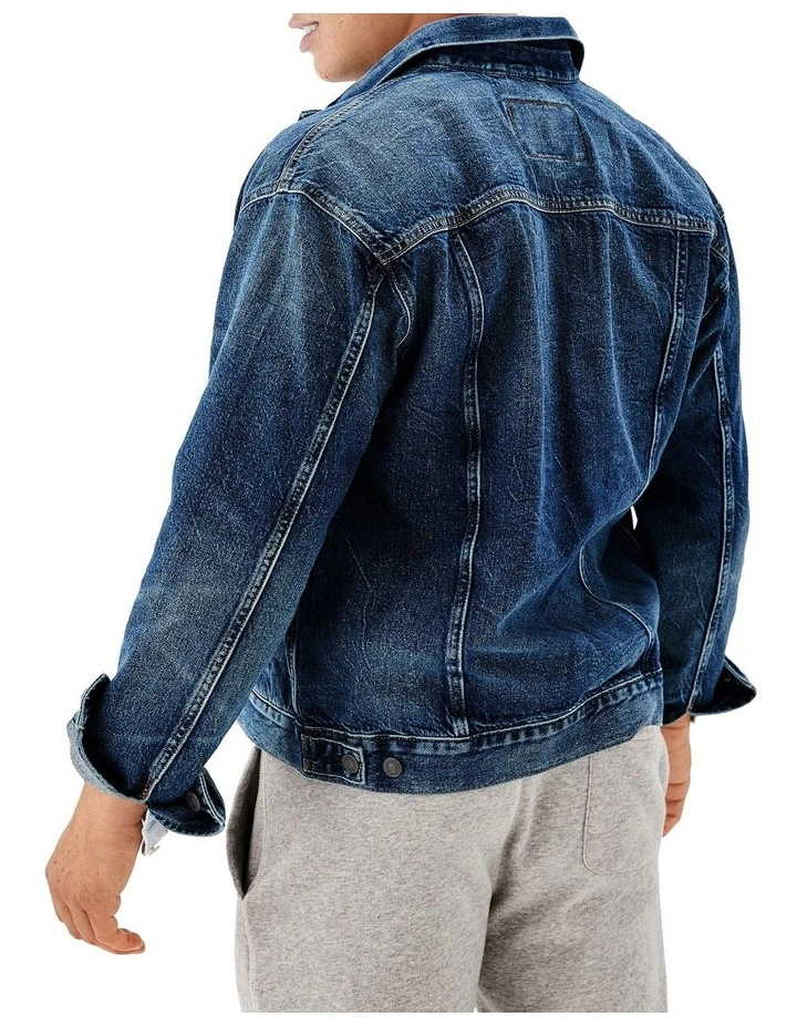 Denim Trucker Jacket in Blue