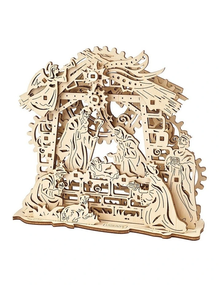 Nativity Scene 59 Piece Wooden 3D Puzzle Gift Set