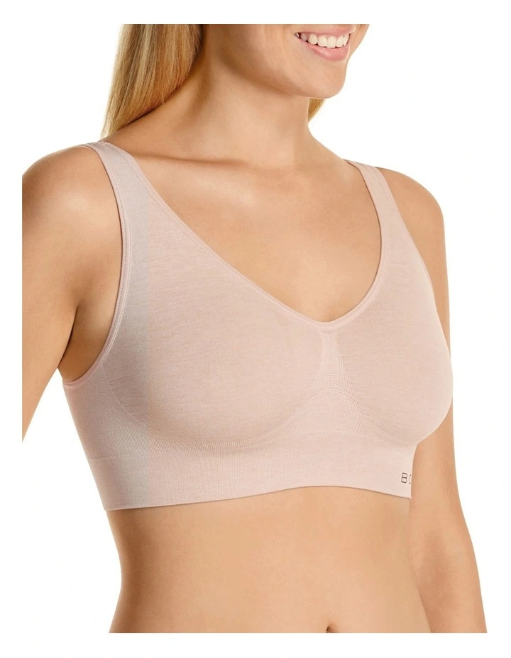 Seamless Comfy Crop Bra in Pink