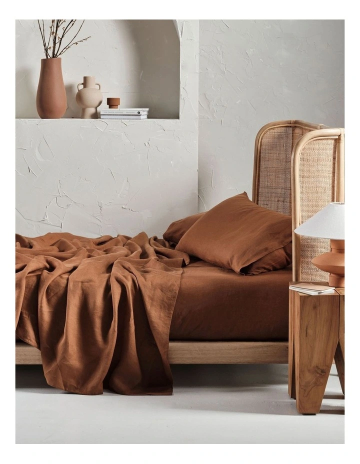 Nimes Sheet Set In Cinnamon