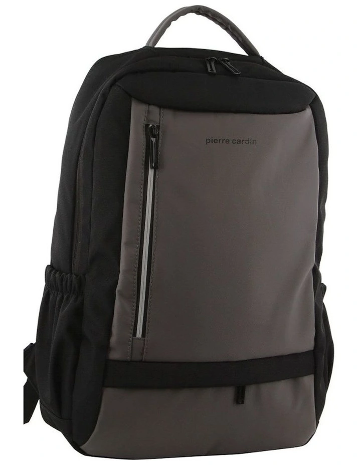 Travel and Business Backpack with Built-in USB Port in Dark Grey