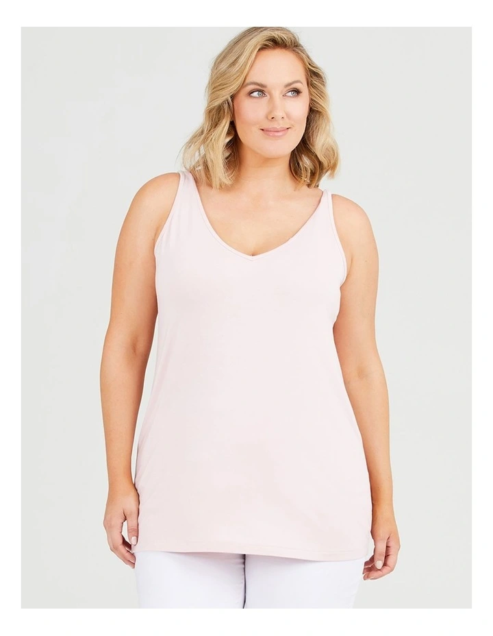 Bamboo Reversible Ultimate Cami in Dusty Pink
