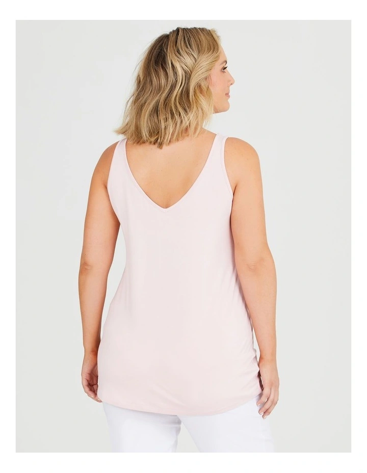 Bamboo Reversible Ultimate Cami in Dusty Pink