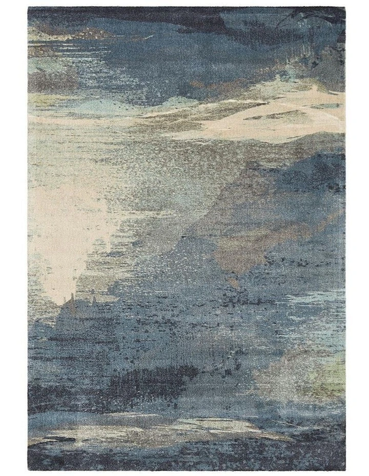 City Monet Stunning Rug in Blue