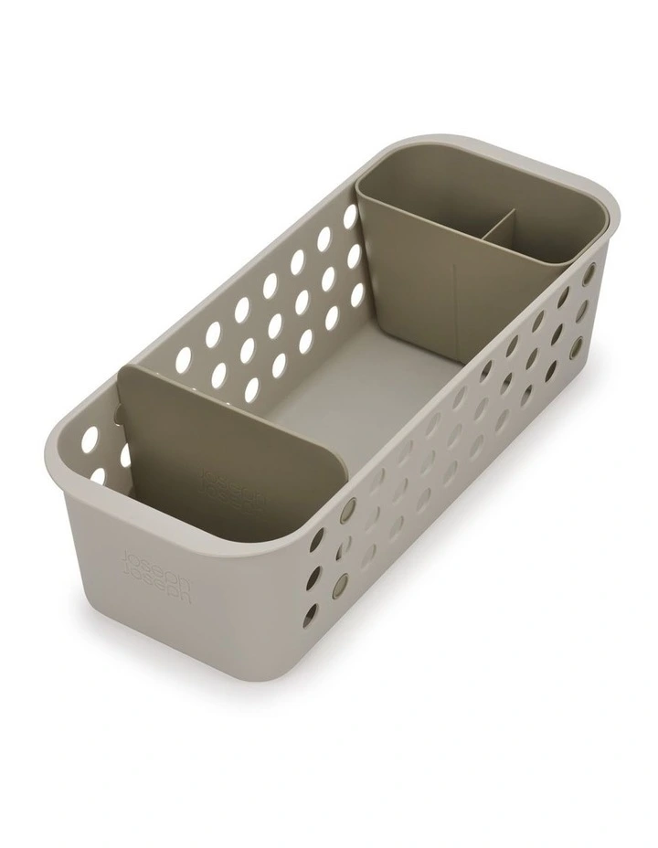 EasyStore Slimline Storage Basket in Ecru