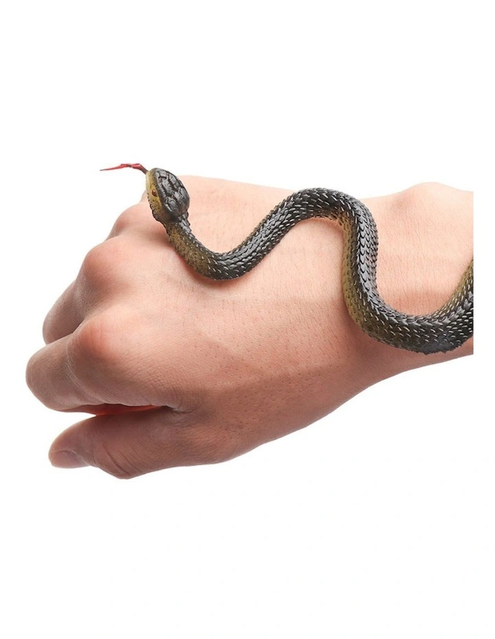 Rubber Snake Halloween Fake Toy in Multi