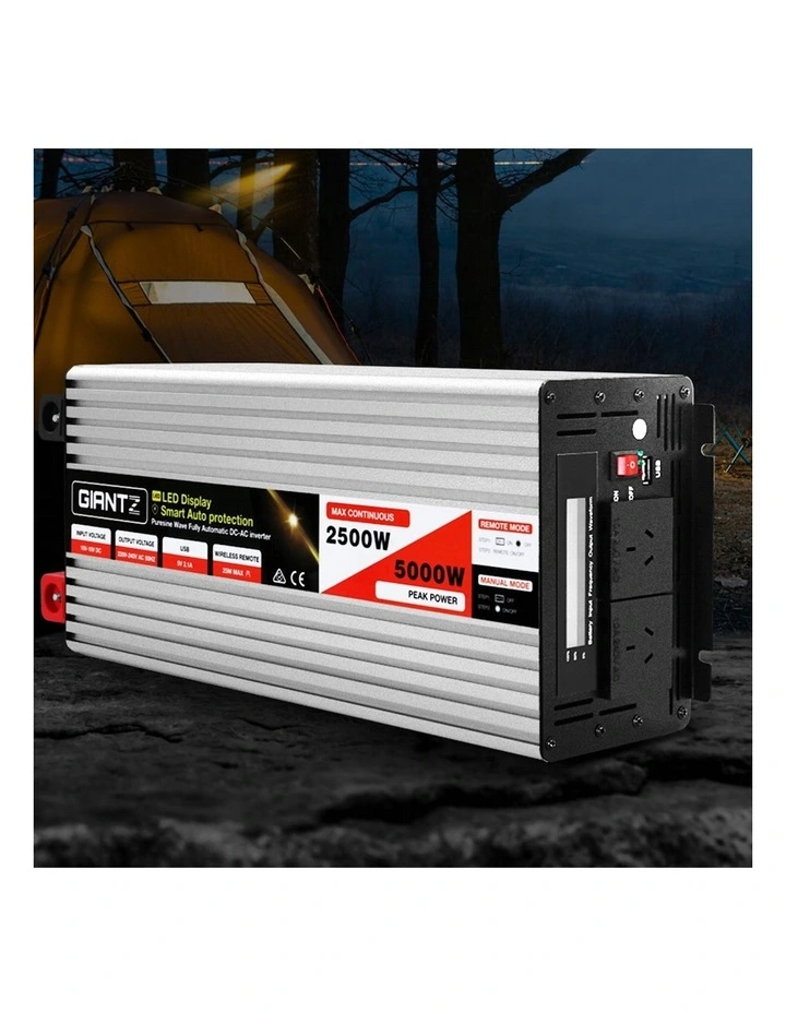 Power Inverter 12V to 240V 2500W/5000W