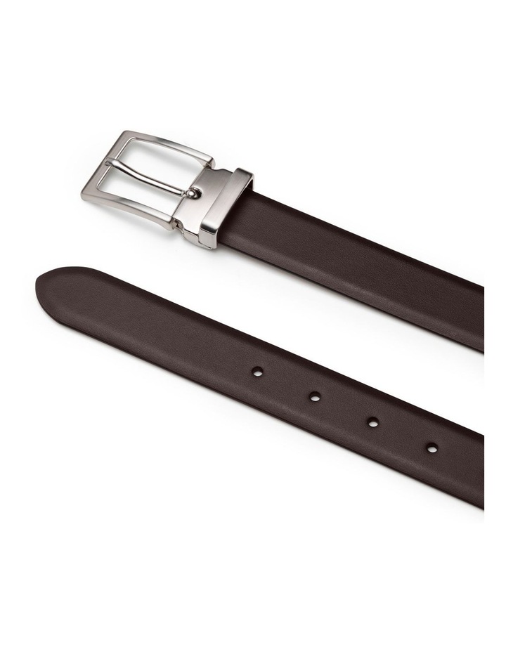 Kent Leather Belt in Chocolate