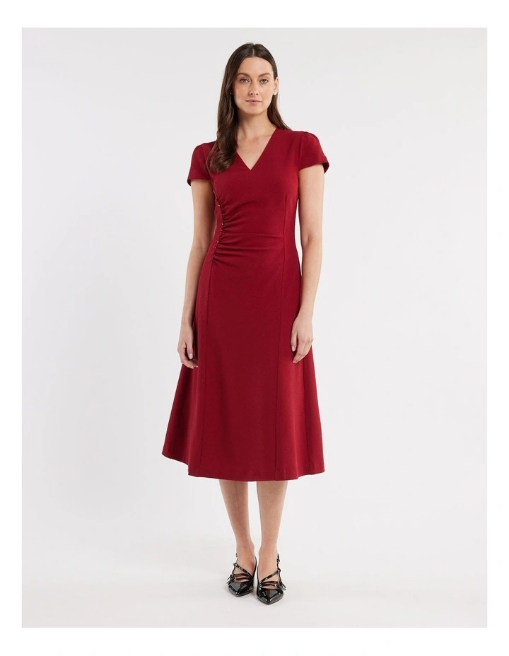 Louvre Dress in Red