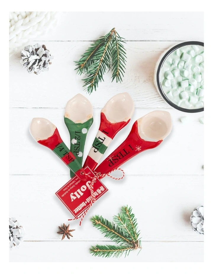 Gnome Measuring Spoons 4 Pack in Multi