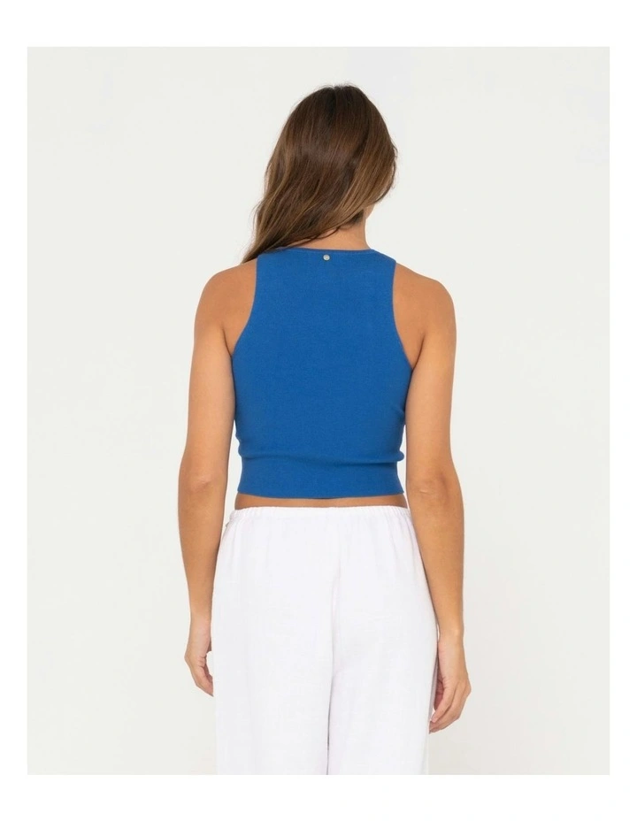 Amelia Knit Tank in Blue