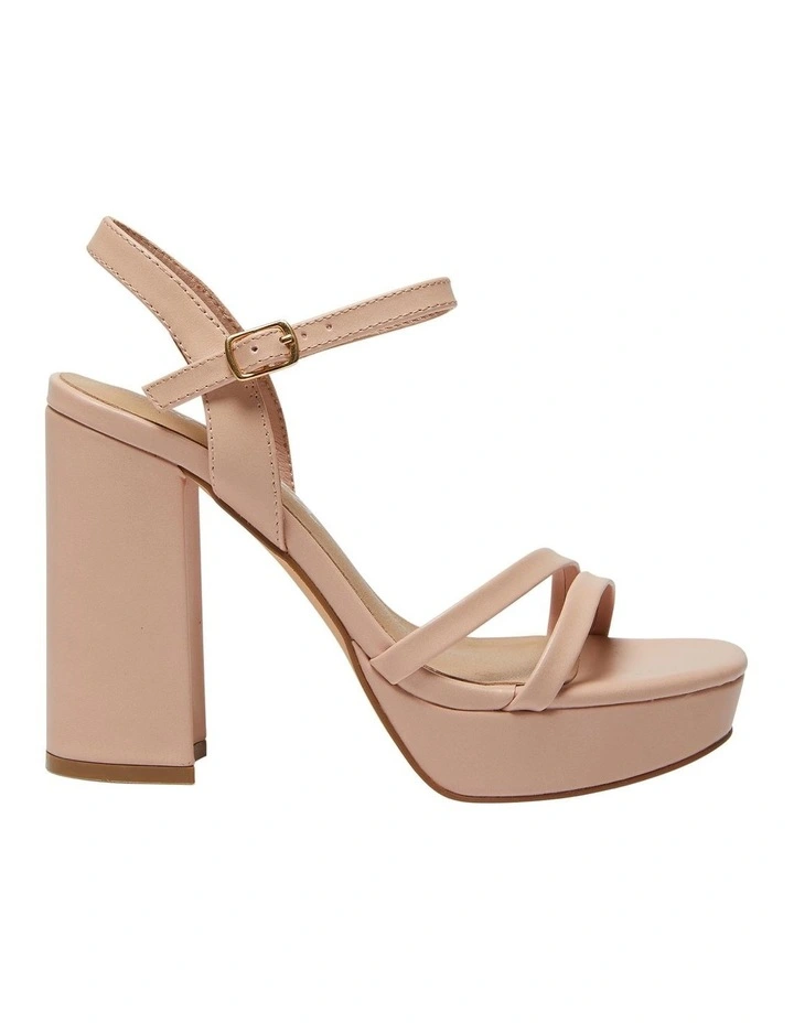 Lulu Sandals in Blush Smooth
