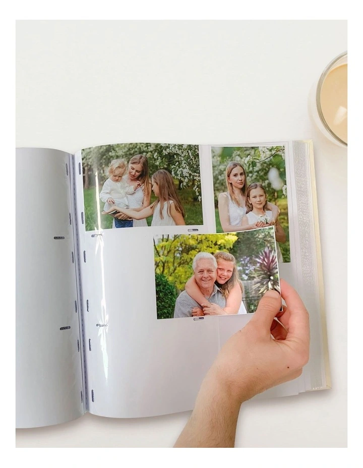 A Collection Of Moments Slip-in 500 Capacity 4x6 Photo Album in Cream