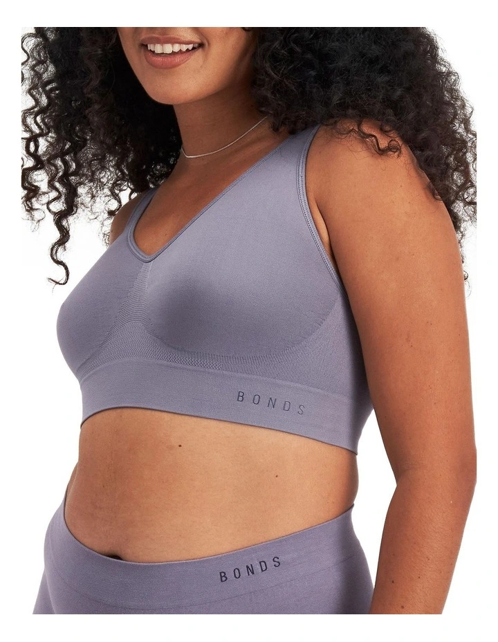 Seamfree Comfy Crop Bra in KFQ Aromatic