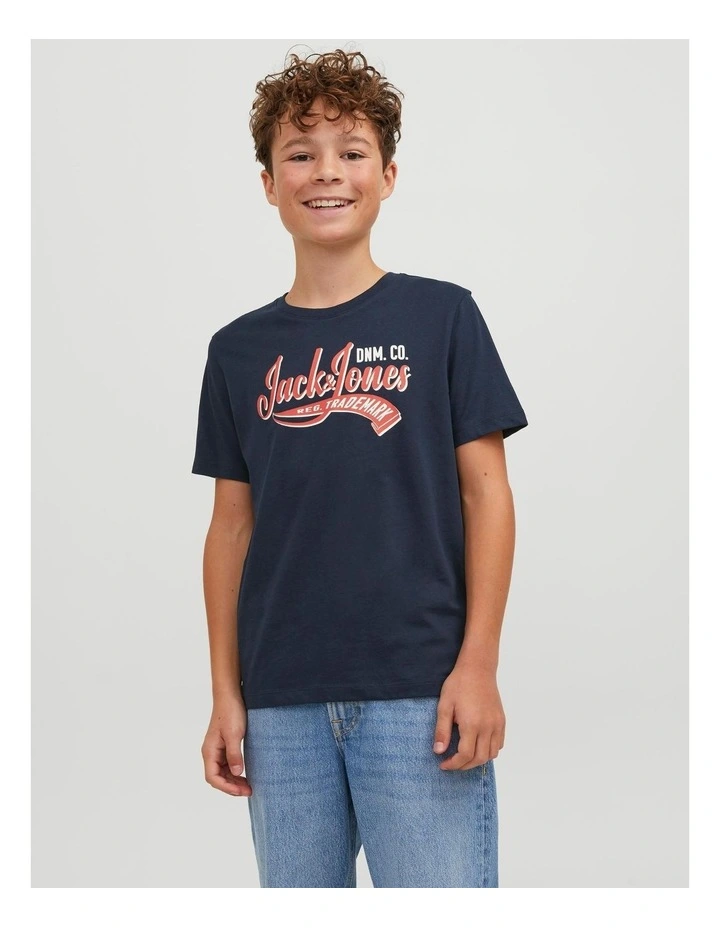 Logo T-Shirt in Navy