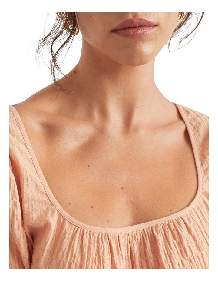 Seersucker Crop Top