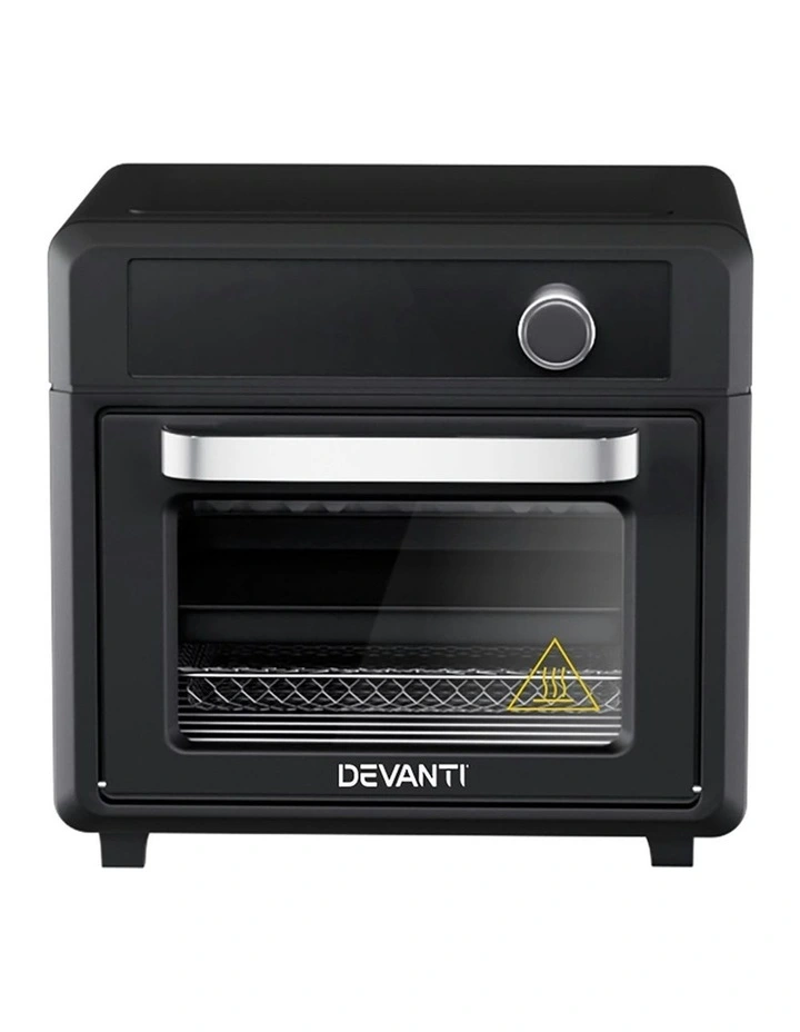 LCD Air Fryer Oven 20L in Black
