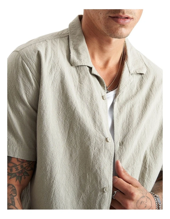 Cycamore Relaxed Resort Shirt in Pigment Frost Grey