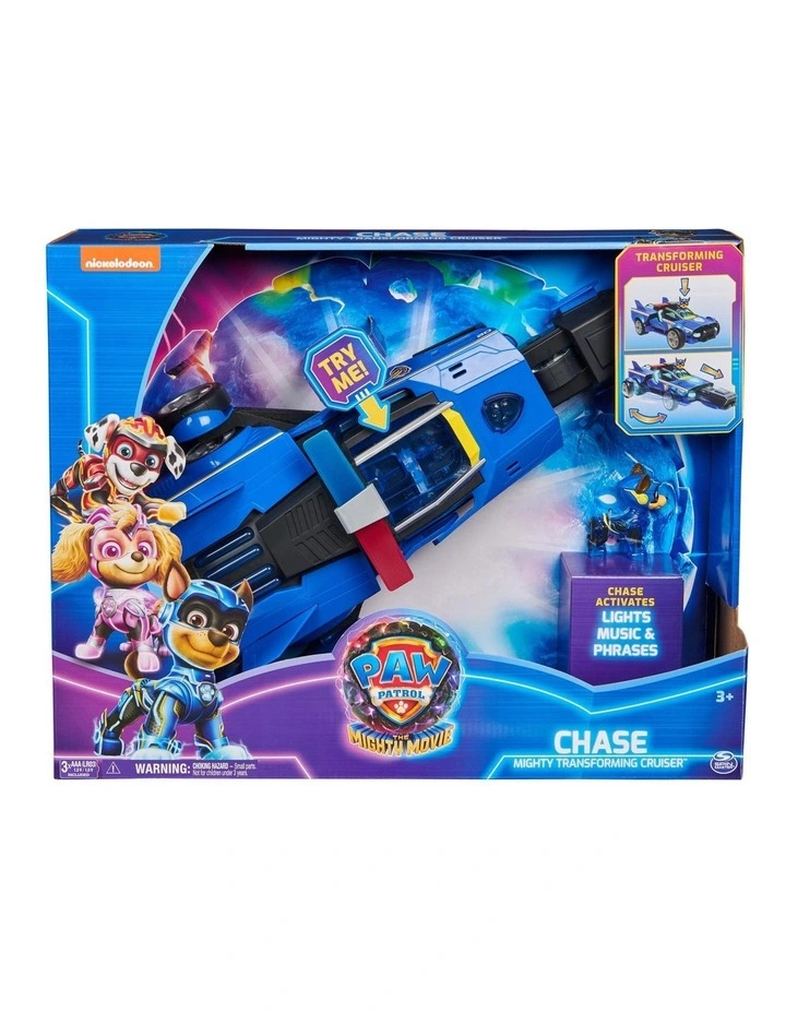 The Mighty Movie Chase Mighty Transforming Cruiser in Blue
