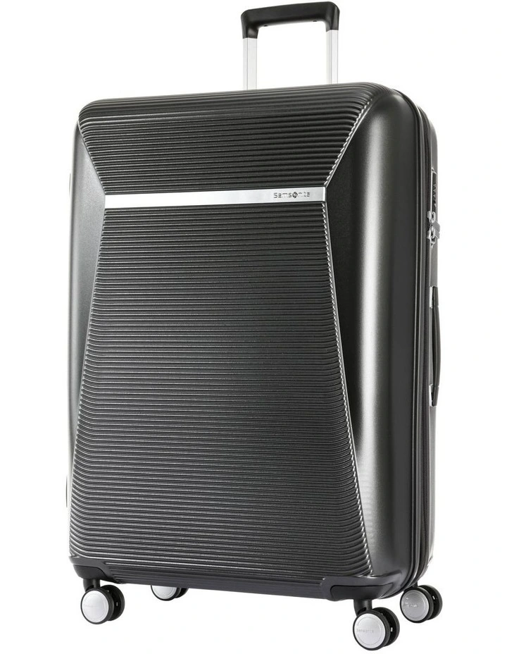 Enwrap Spinner Expandable Suitcase 75cm in Matte Black