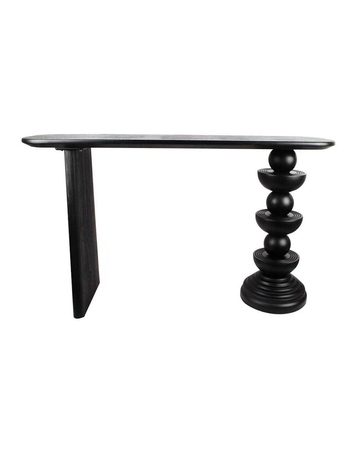 Wooden Designer Console Table in Black