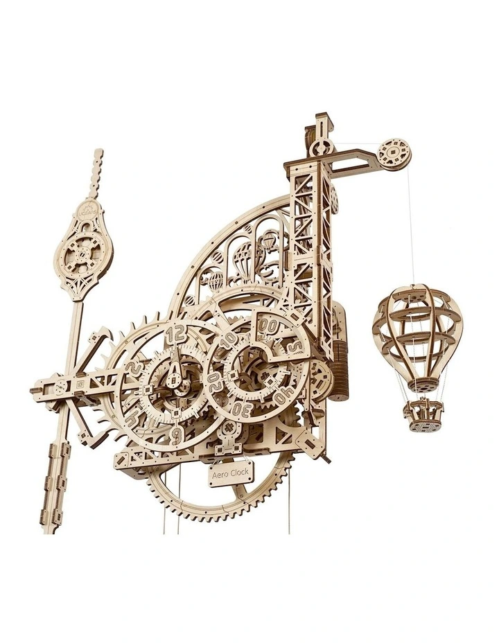 Aero Clock 320 Piece Wooden 3D Puzzle Gift Set