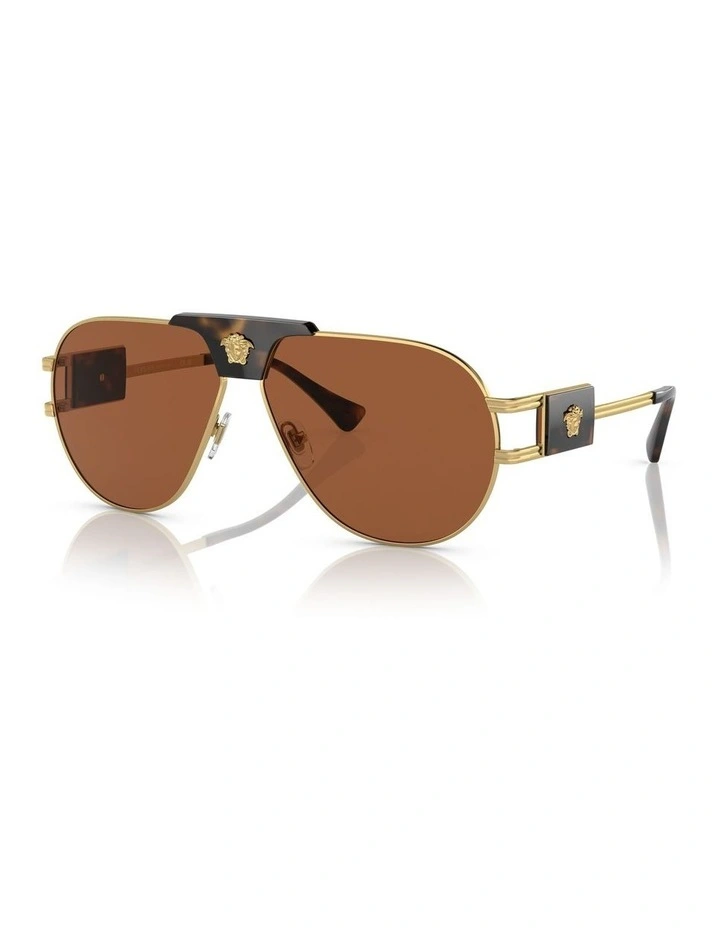 VE2252 Sunglasses in Gold