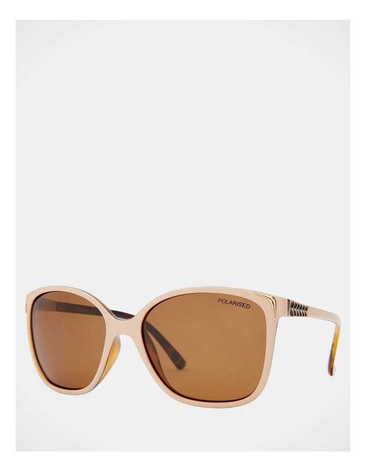 Asmaa Polarised Tortoise Sunglasses 383973