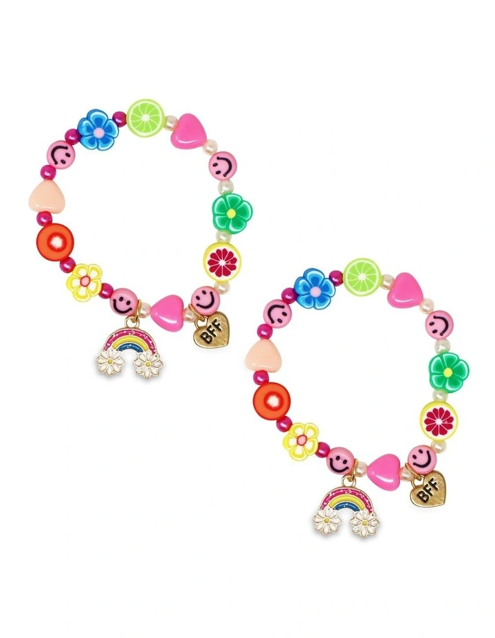 BFF Bracelets Set in Rainbow