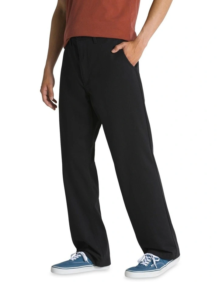 Authentic Chino Loose Pant in Black