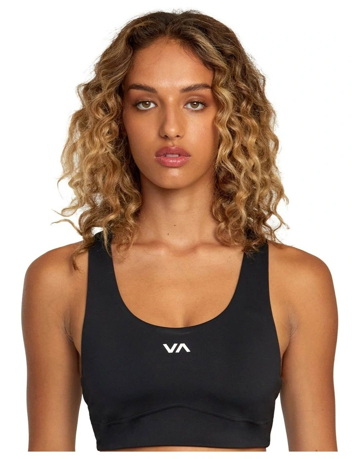 VA Essential Mid Support Bra In Black