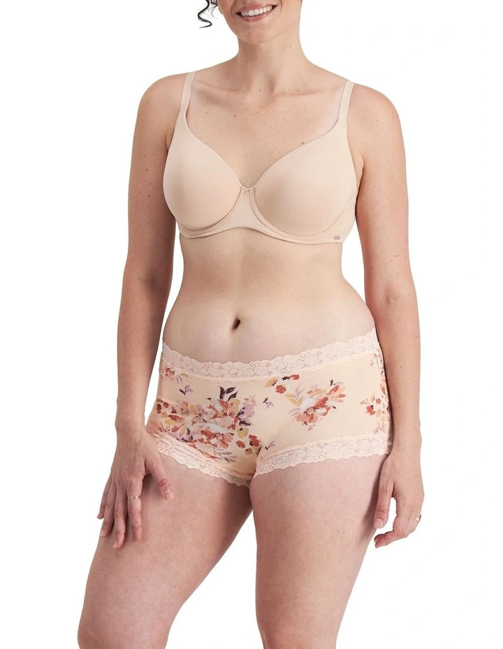 Parisienne Cotton Full Brief in Pink