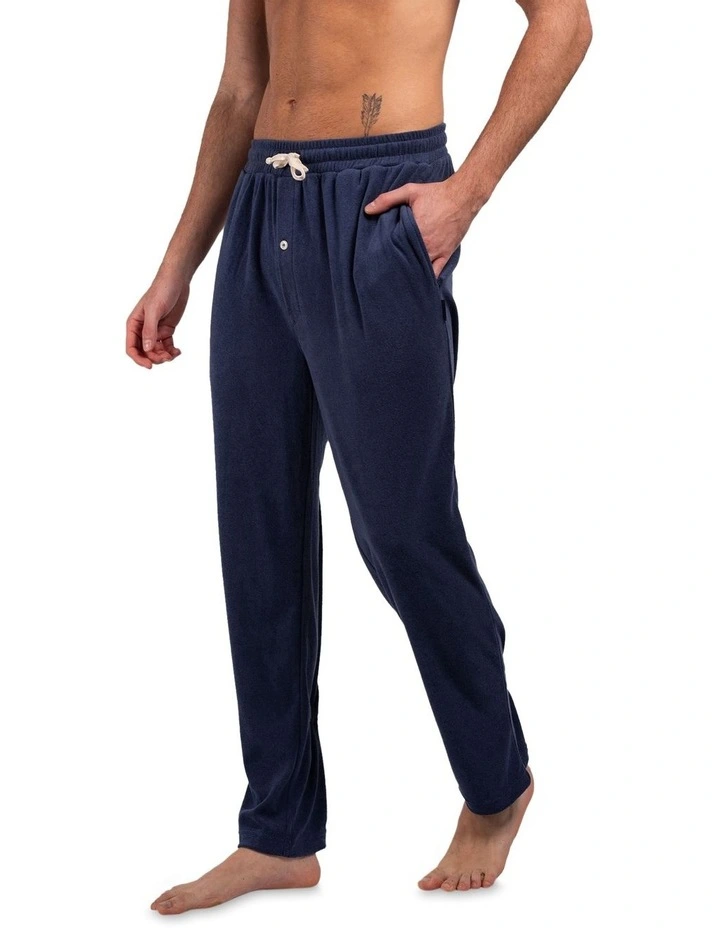 Terry Pants in Navy