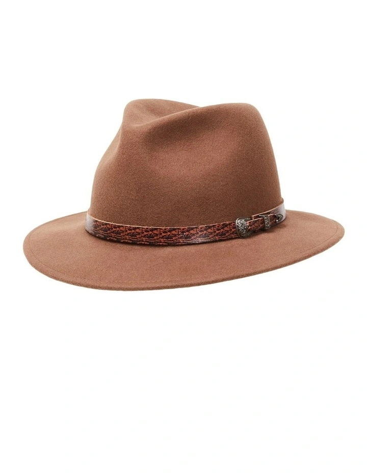Bill Fedora in Brown