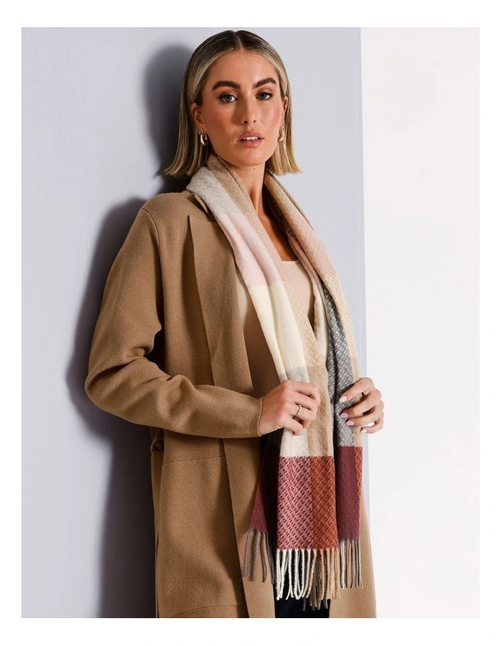 Cashmink Winter Scarf in Blush