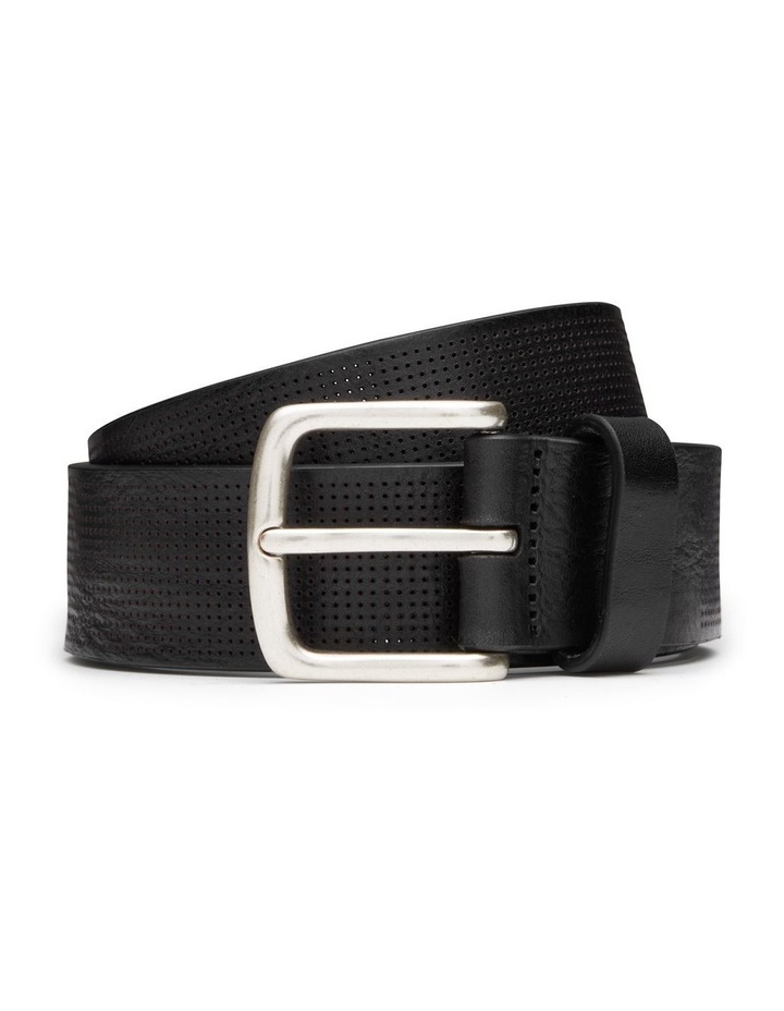 Quade Leather Belt in Black