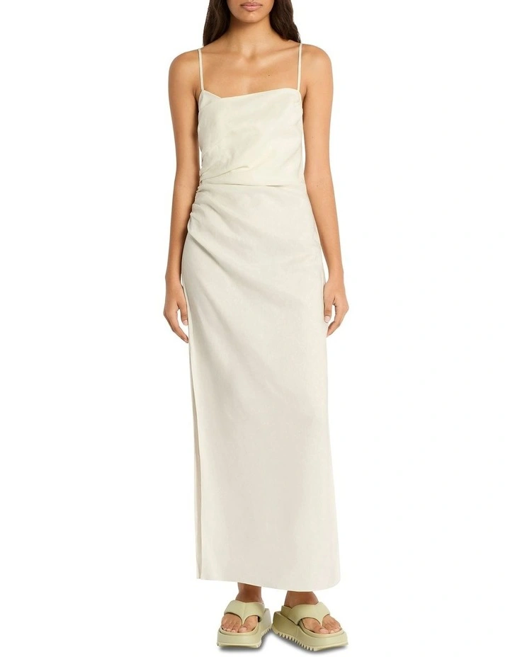 Hudson Sleeveless Midi Dress in Wax