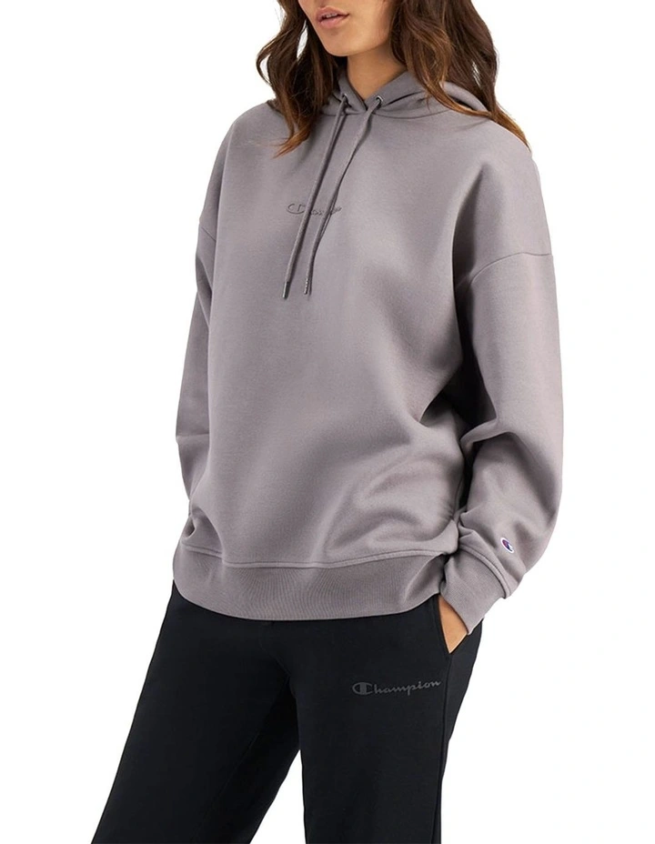 Script Tonal Hoodie in London Morning