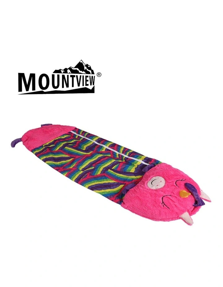 Unicorn Pillow Stuffed Sleeping Bag 180cm L in Red