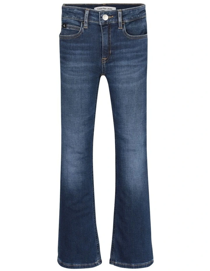 Mr Flare Stretch Jeans in Essential Dark Blue