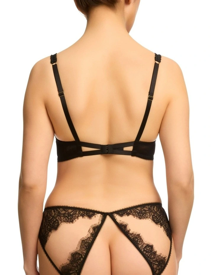 Glamcatcher Underwire Bra D59045 in Black/Olivine