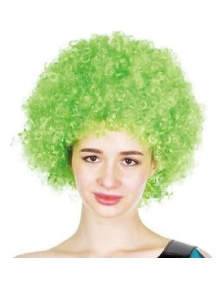 Deluxe Afro Wig in Green